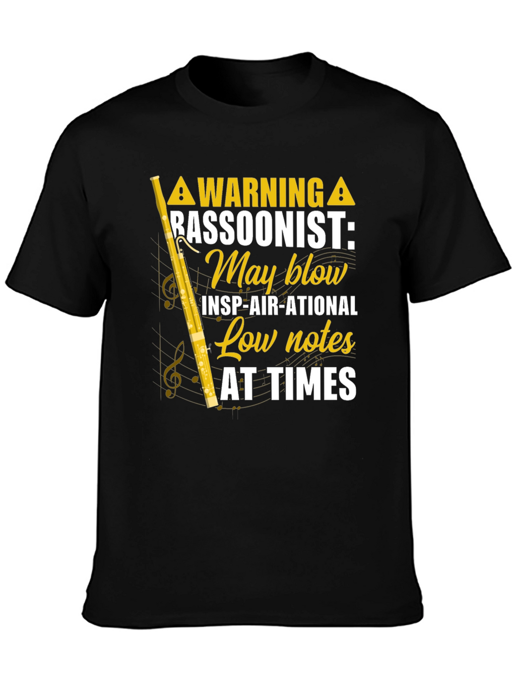 Bassoonist Warning Graphic Tee