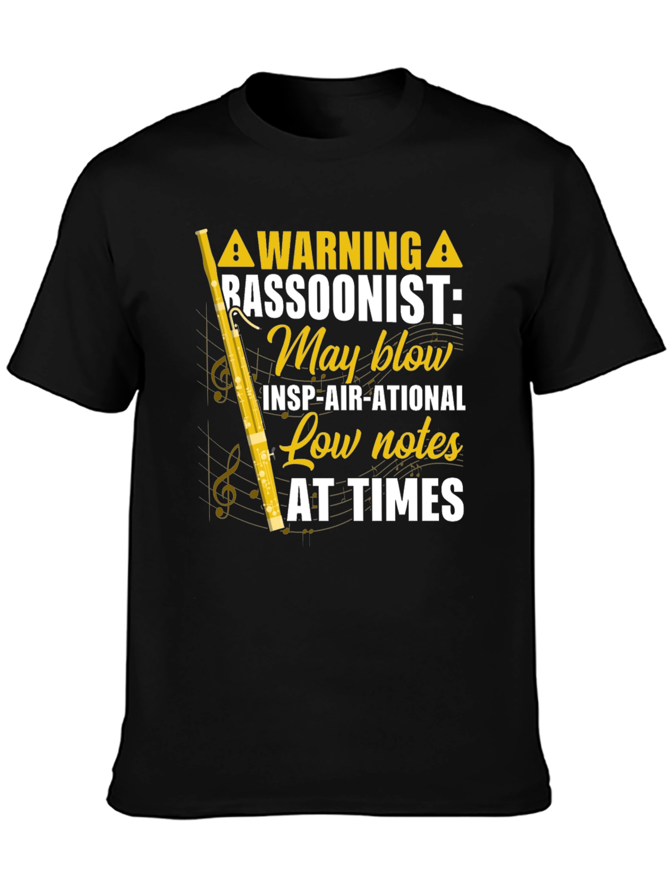 Bassoonist Warning Graphic Tee