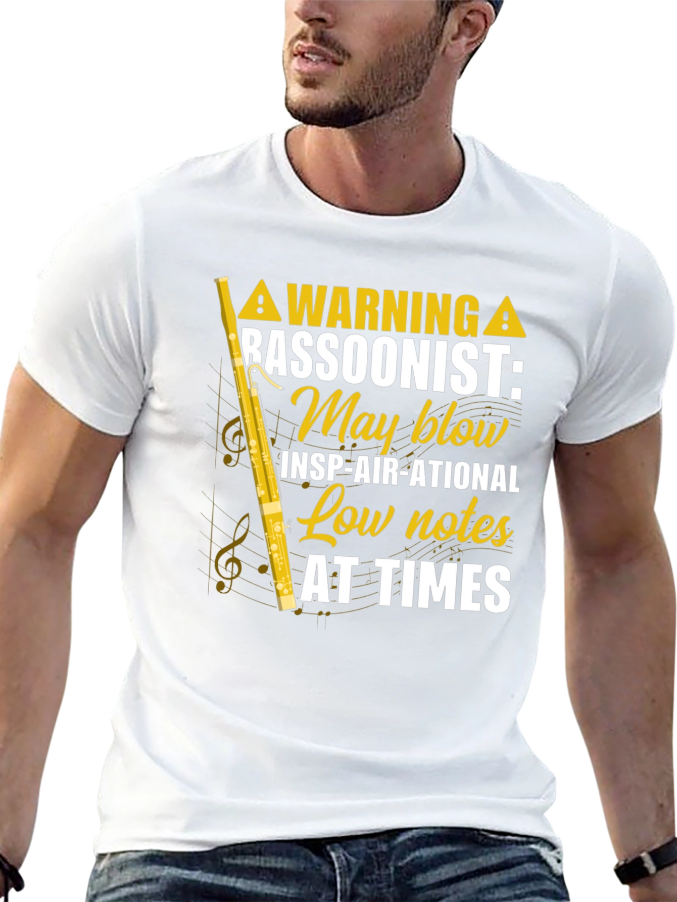 Bassoonist Warning Graphic Tee