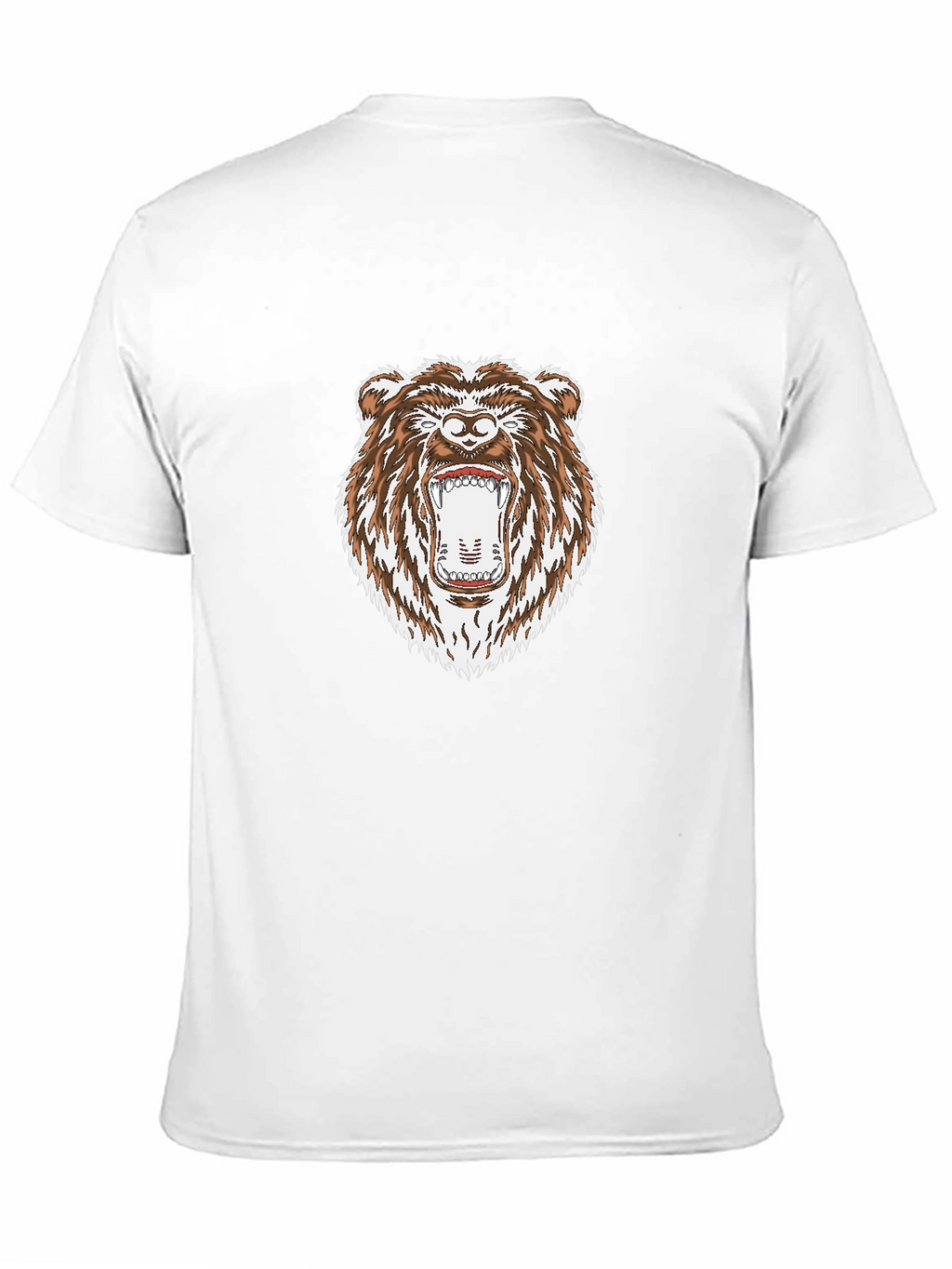 Roaring Bear Graphic Black T-Shirt