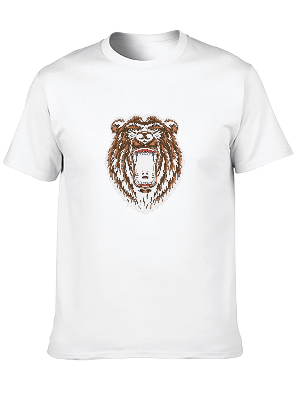 Roaring Bear Graphic Black T-Shirt