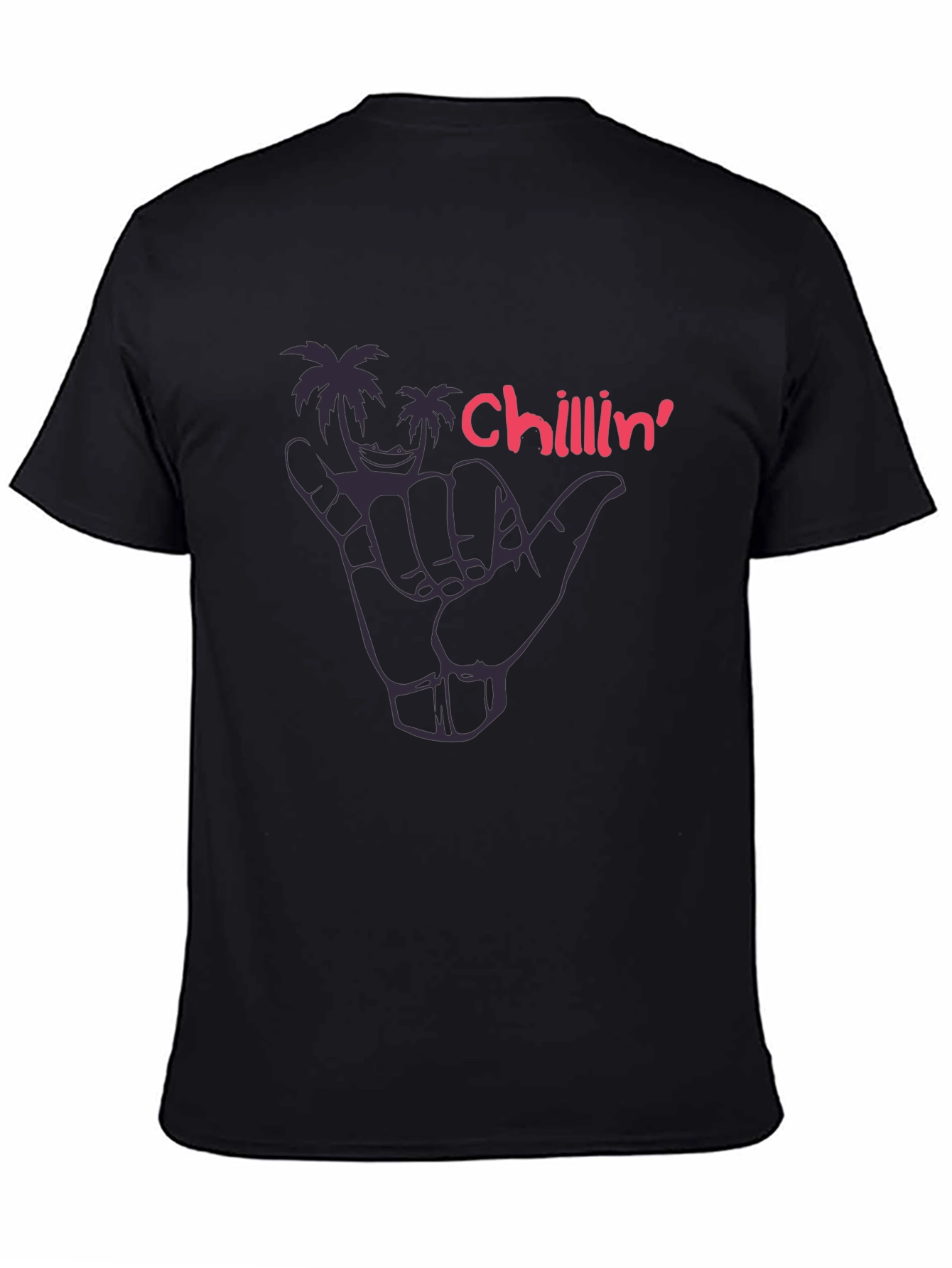 Chillin Palm Tree Graphic Tee - Hang Loose Style
