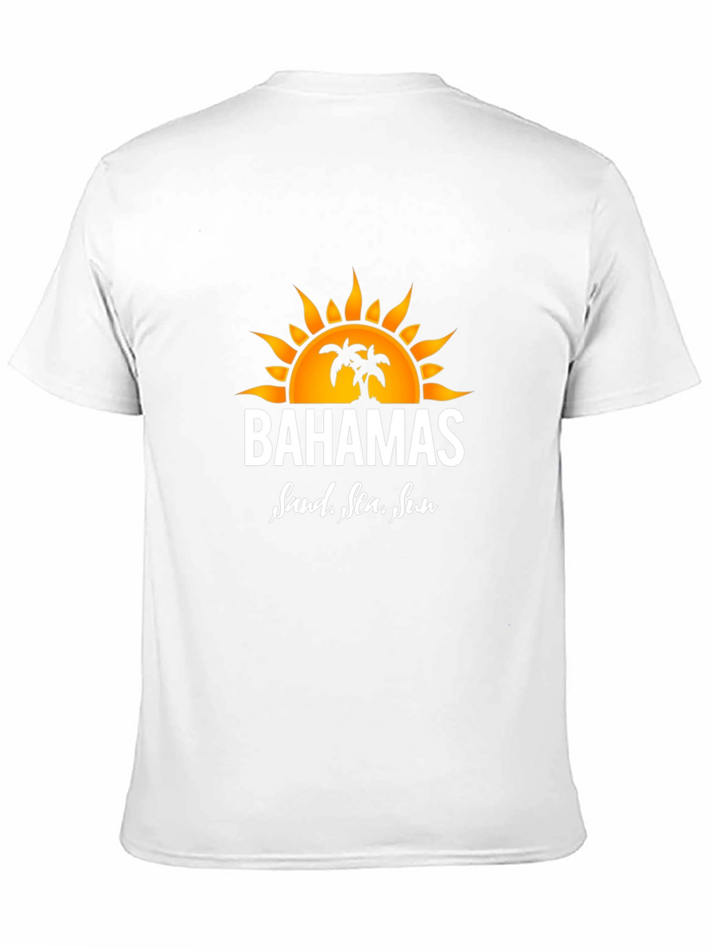 Bahamas Sand Sea Sun Graphic Tee - Black
