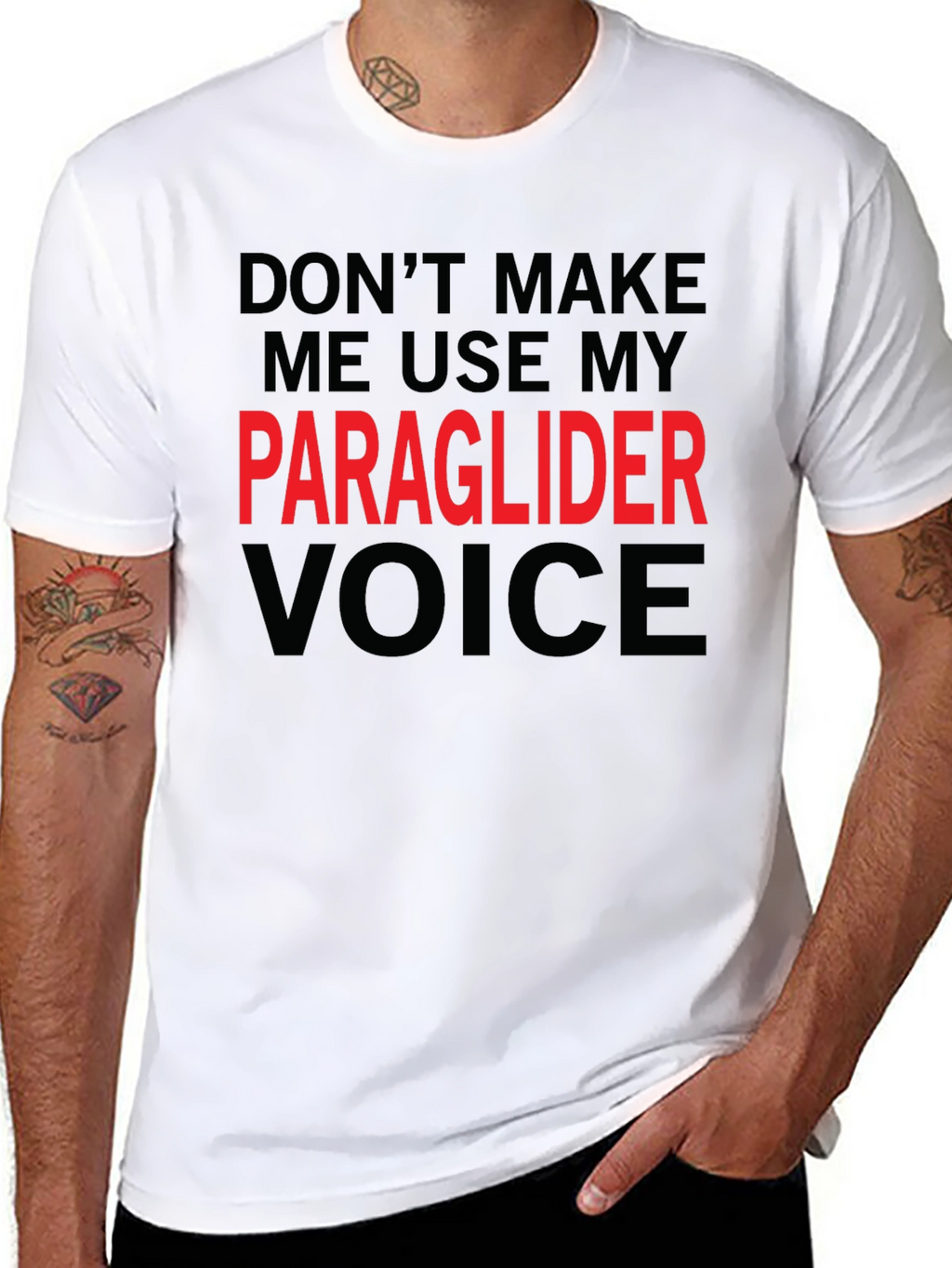 Paraglider Voice T-Shirt - Funny Aviation Tee