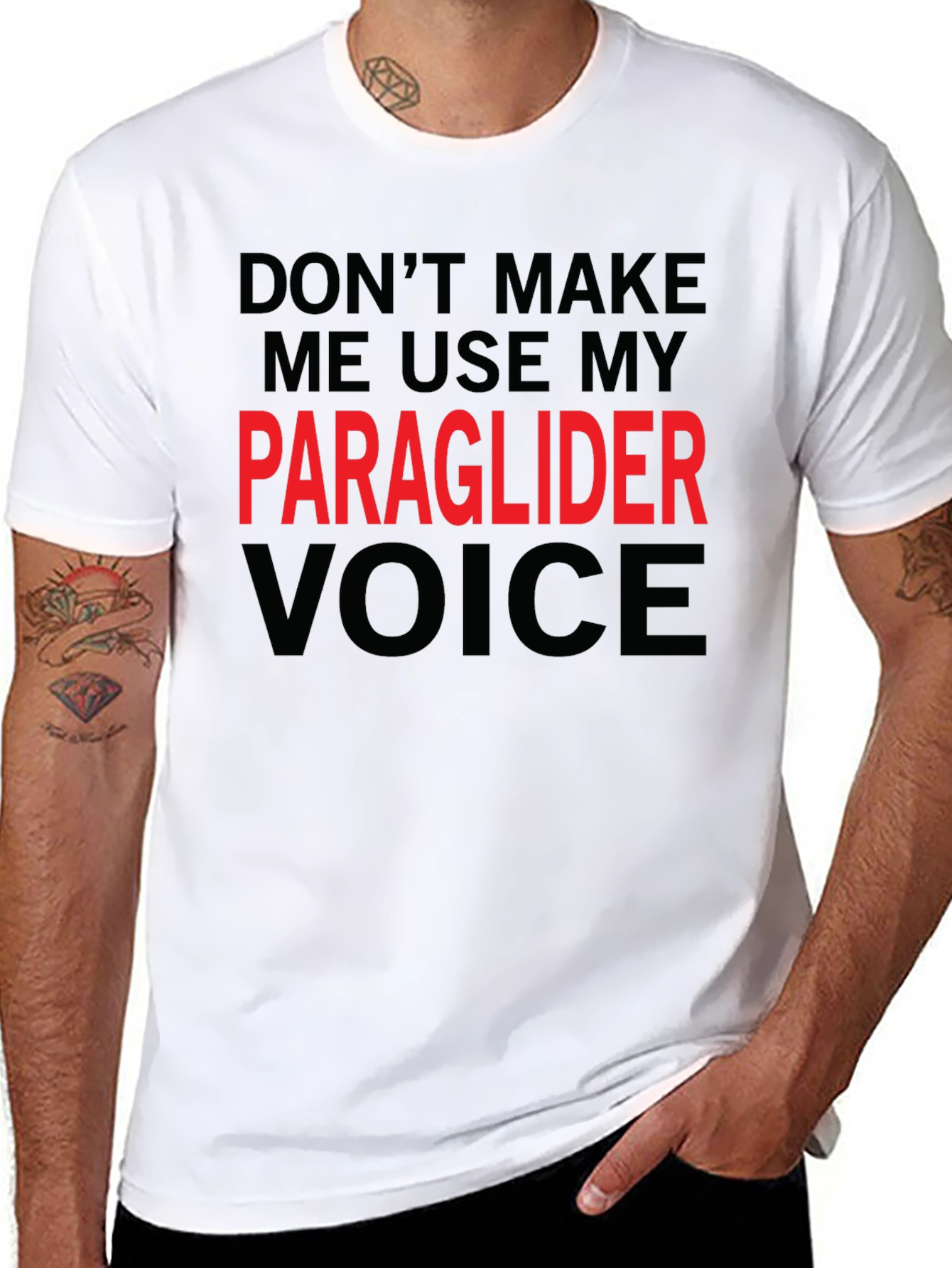 Paraglider Voice T-Shirt - Funny Aviation Tee