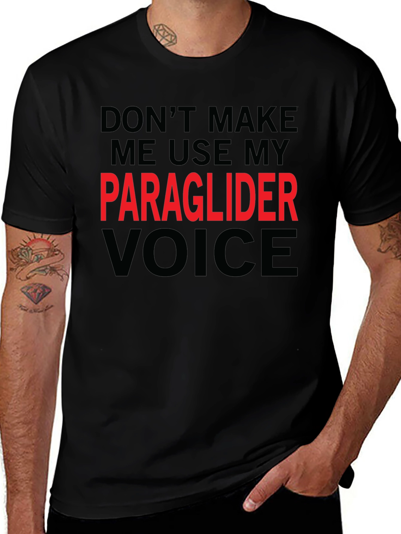 Paraglider Voice T-Shirt - Funny Aviation Tee