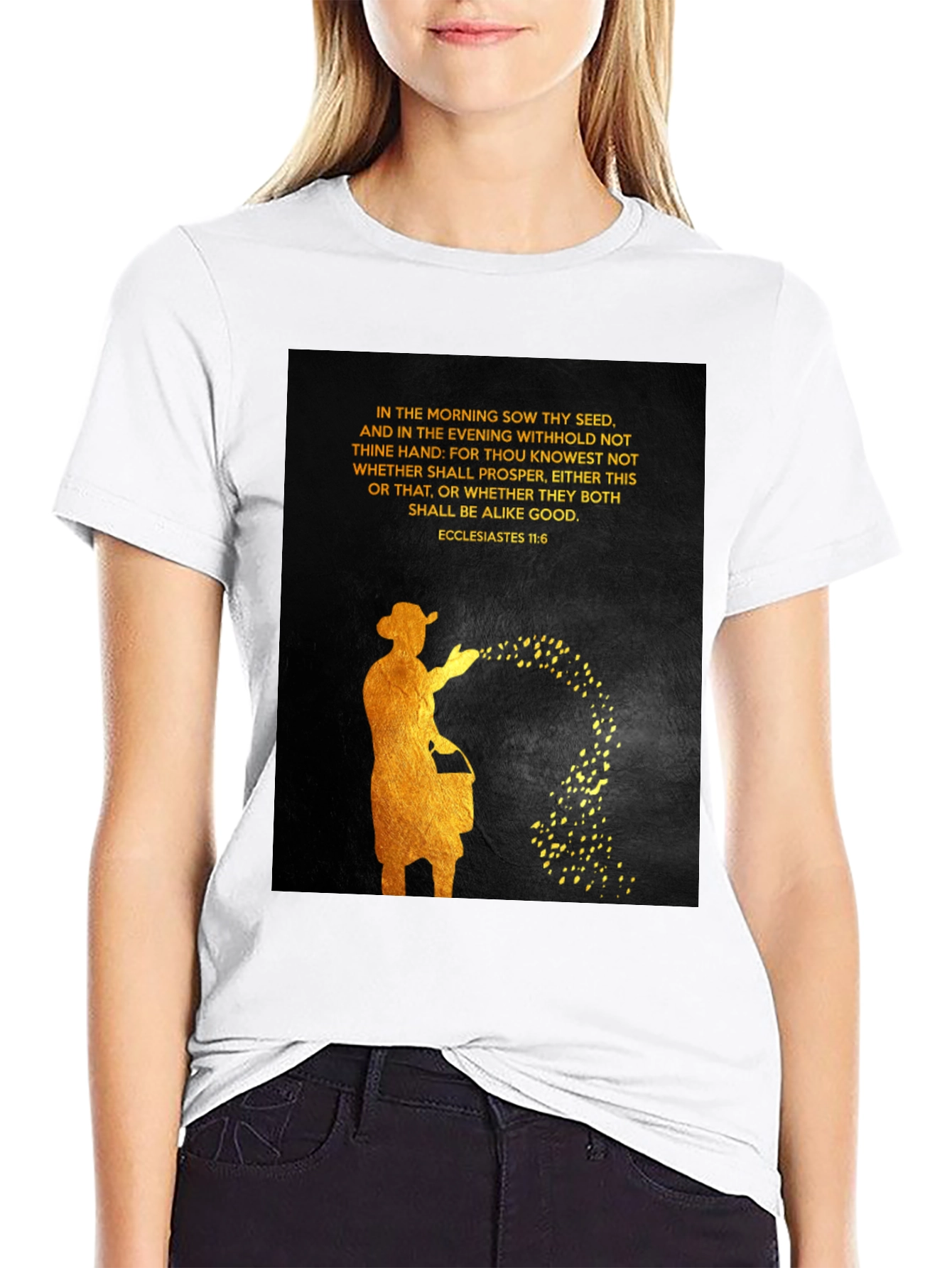 Inspirational Graphic Tee - Sow Thy Seed