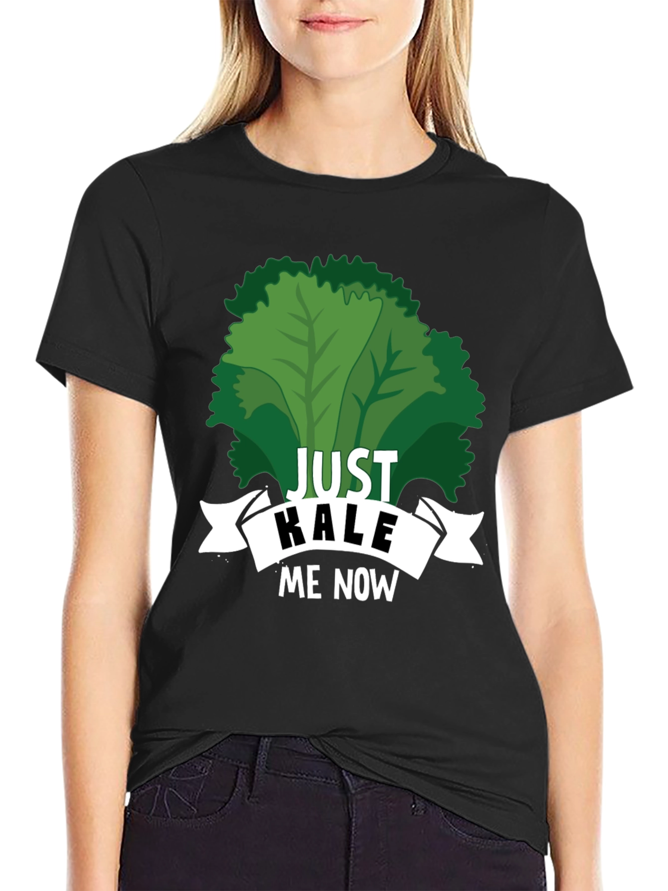 Just Kale Me Now Funny Vegan T-Shirt
