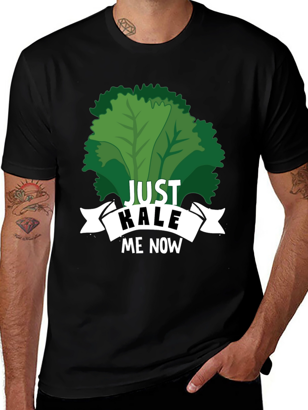 Just Kale Me Now Funny Vegan T-Shirt