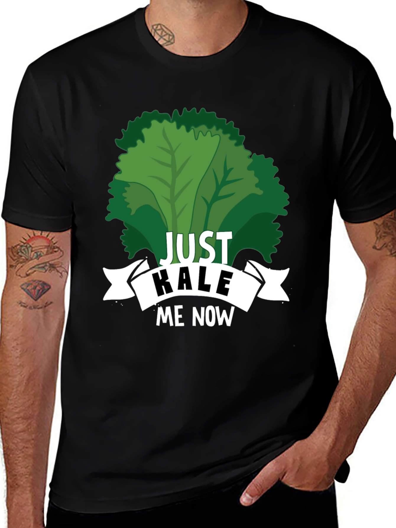 Just Kale Me Now Funny Vegan T-Shirt