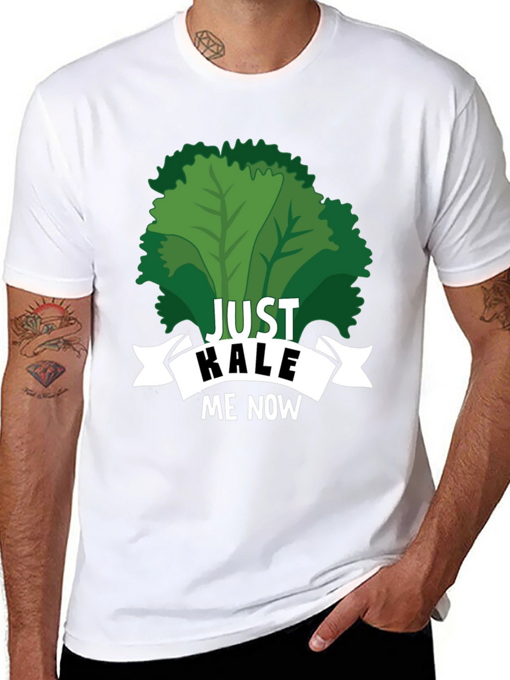 Just Kale Me Now Funny Vegan T-Shirt