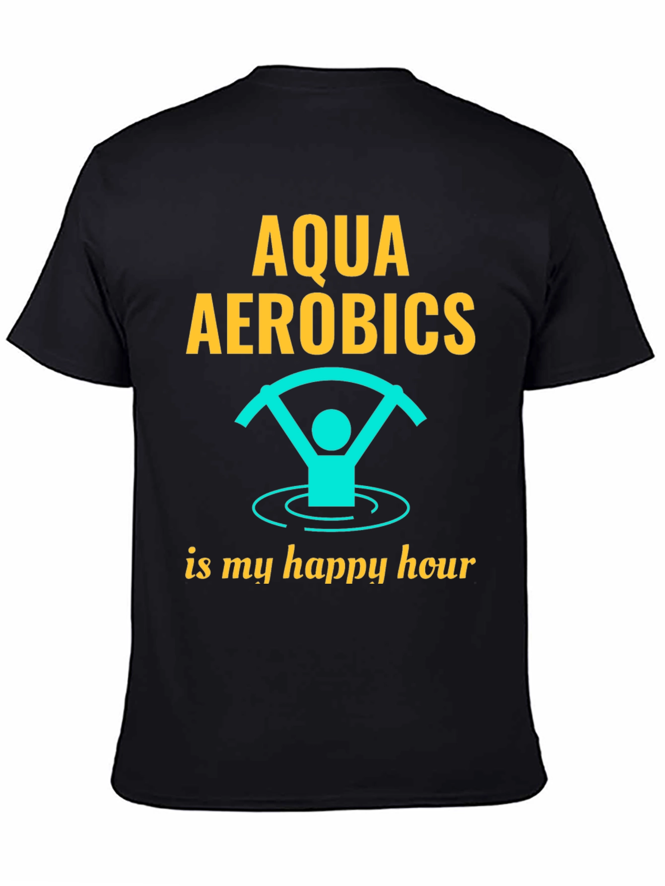 Aqua Aerobics Happy Hour Graphic T-Shirt