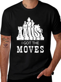 Chess Moves Graphic T-Shirt - Strategy & Style!