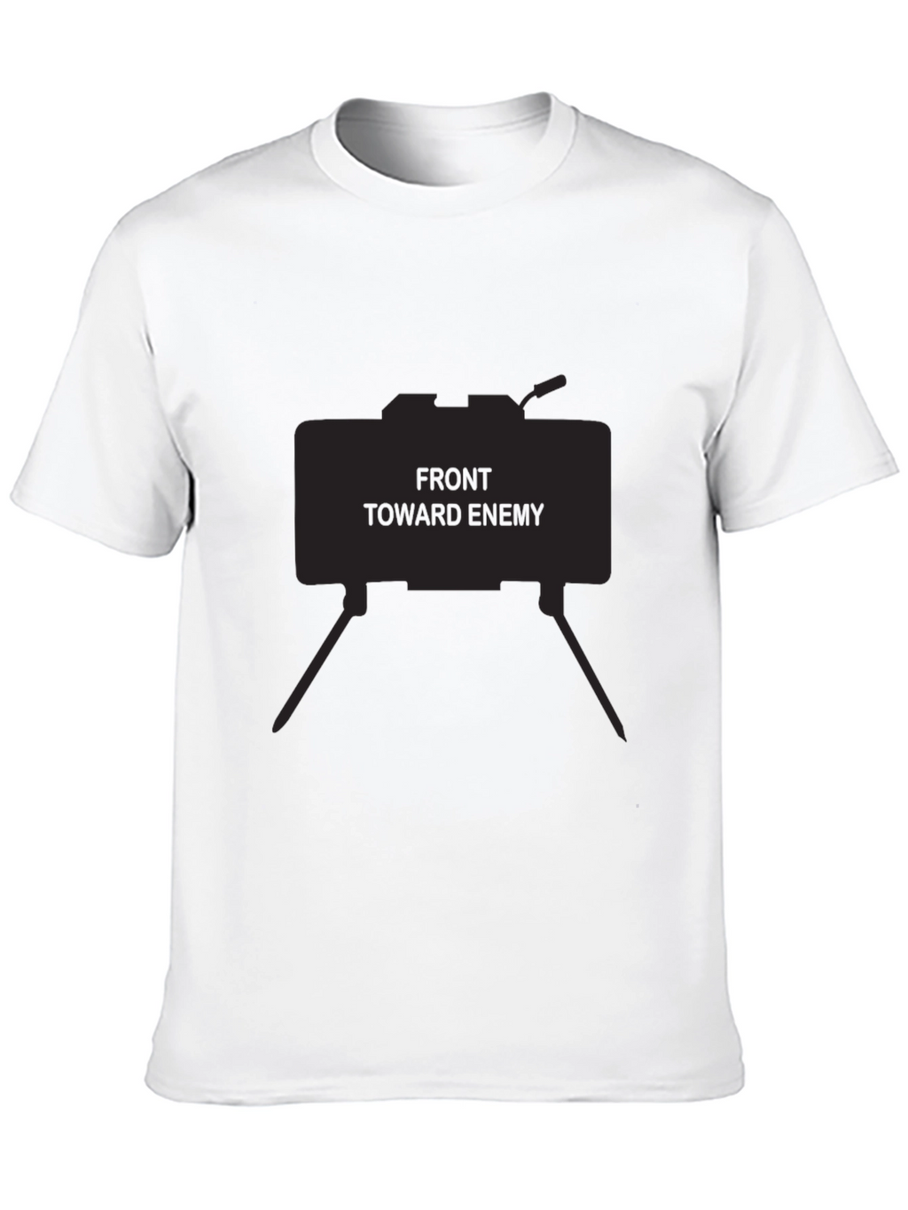 Front Toward Enemy Graphic Tee - Black