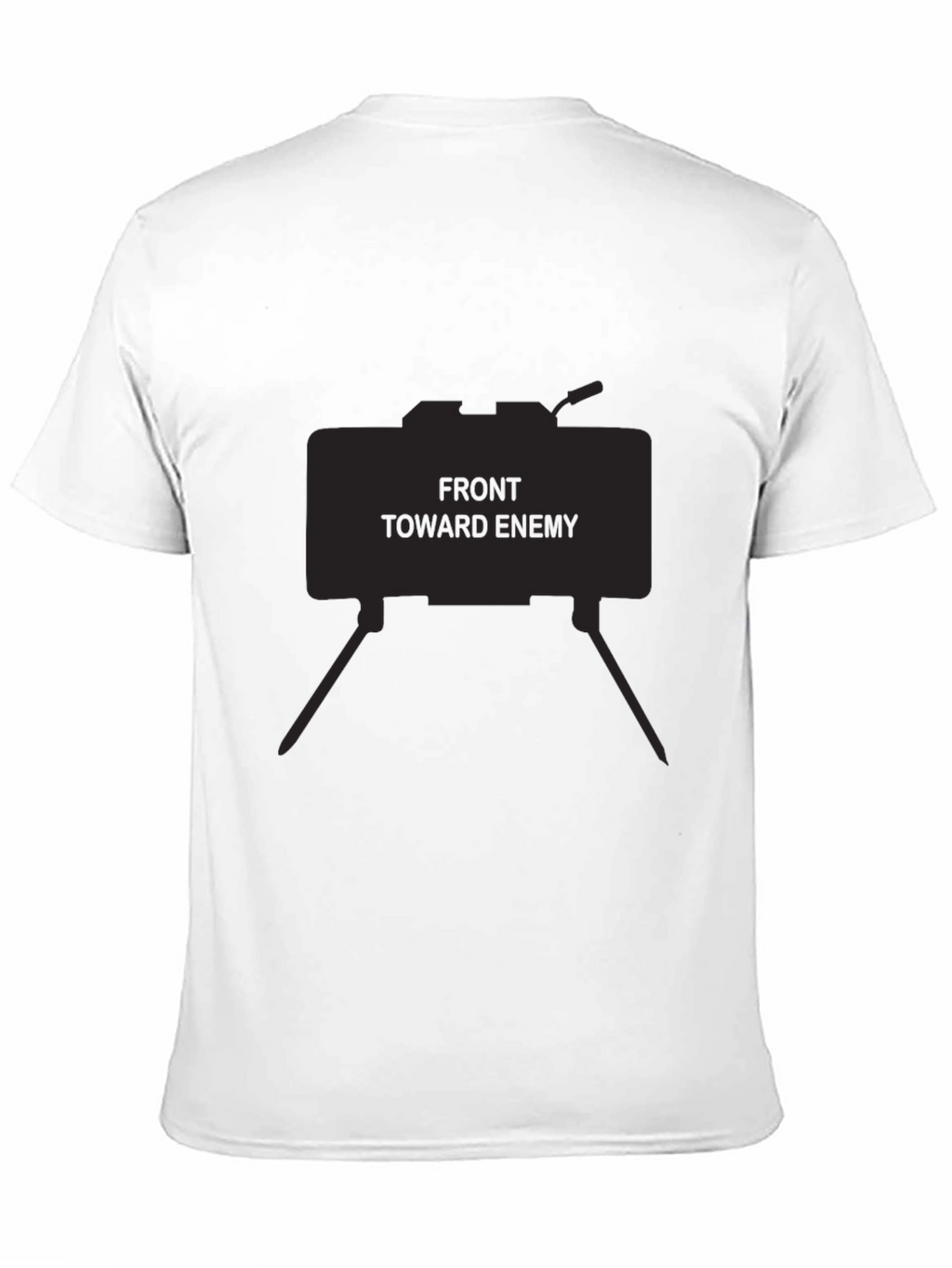 Front Toward Enemy Graphic Tee - Black