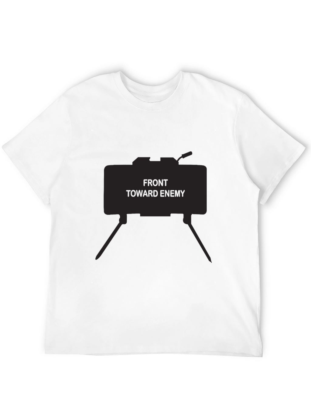 Front Toward Enemy Graphic Tee - Black