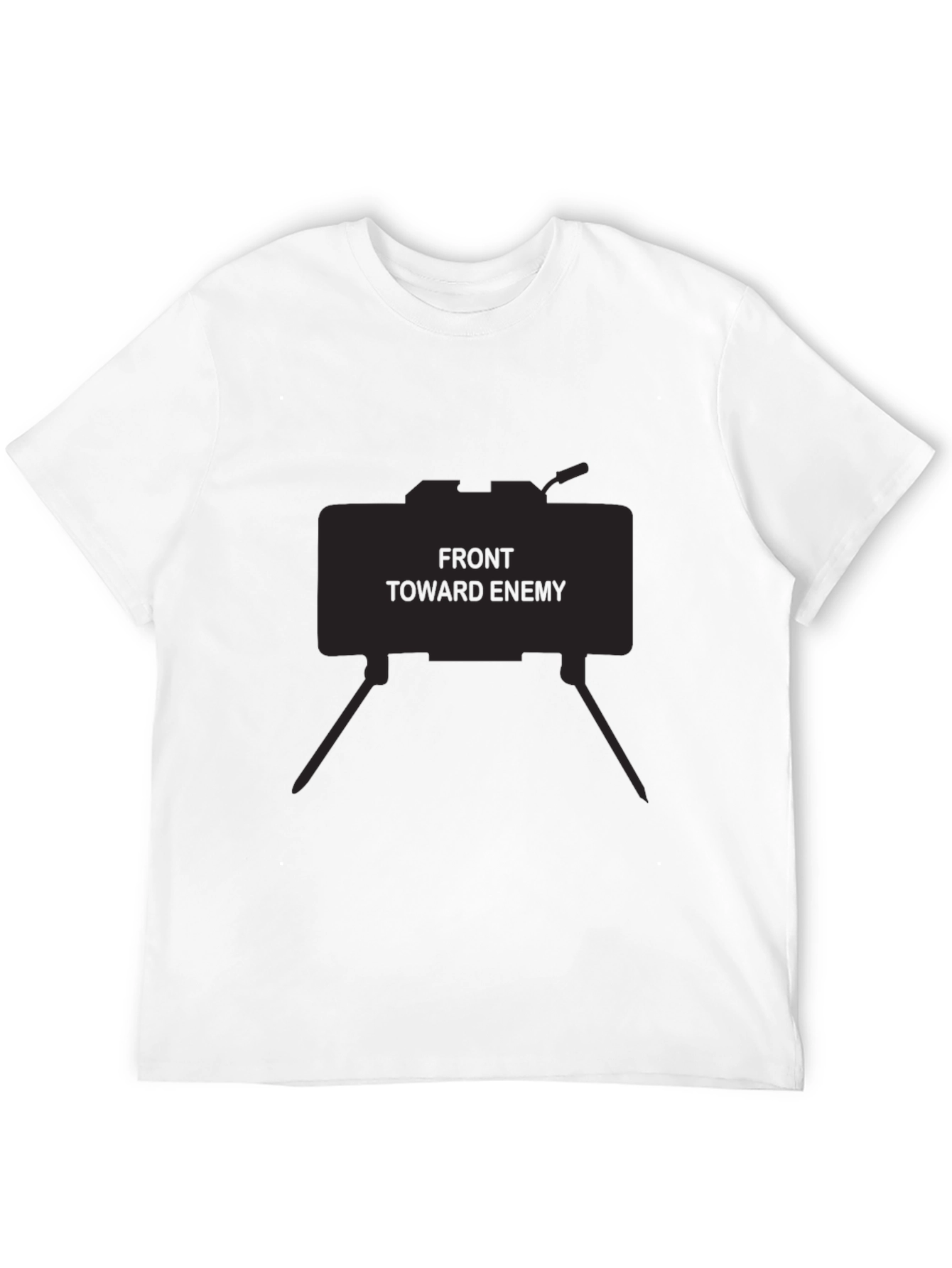 Front Toward Enemy Graphic Tee - Black