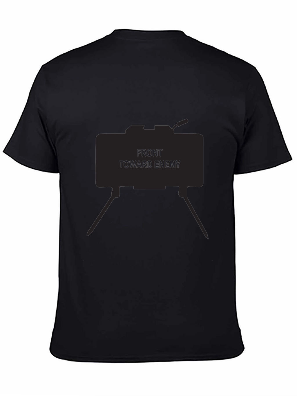 Front Toward Enemy Graphic Tee - Black