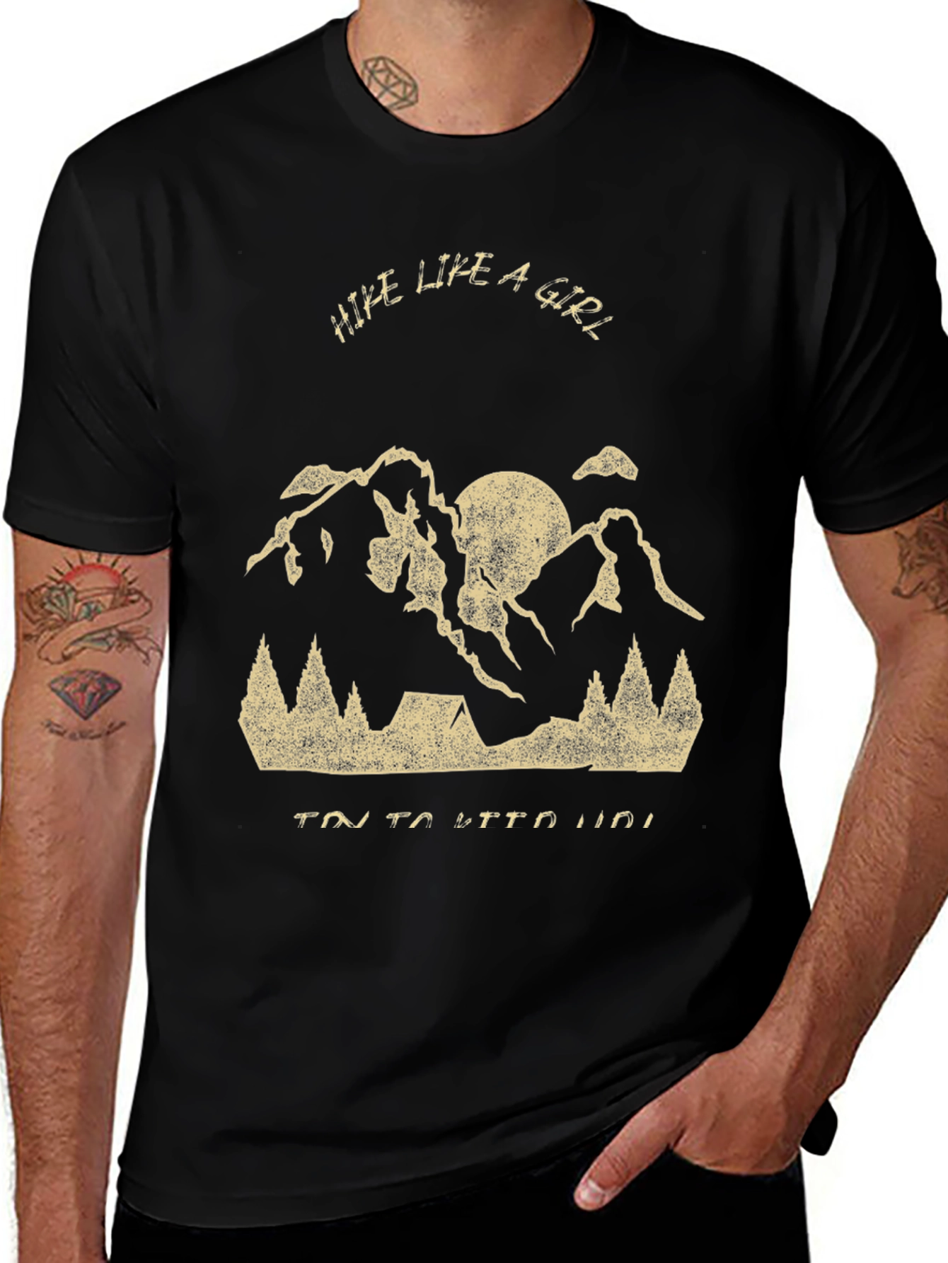 Hope Like A Girl Graphic Tee - Black