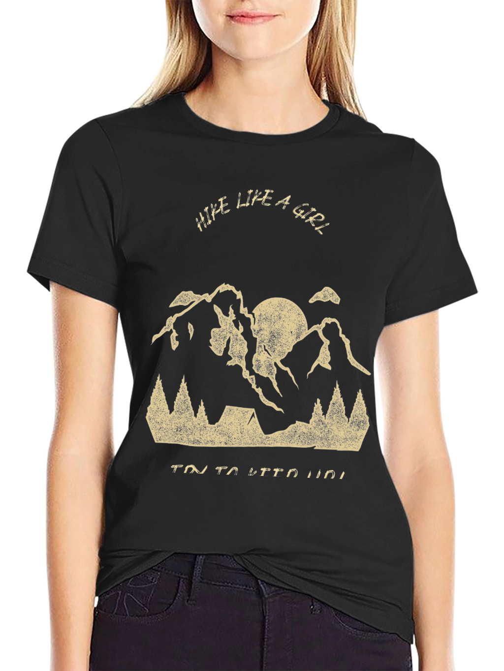 Hope Like A Girl Graphic Tee - Black