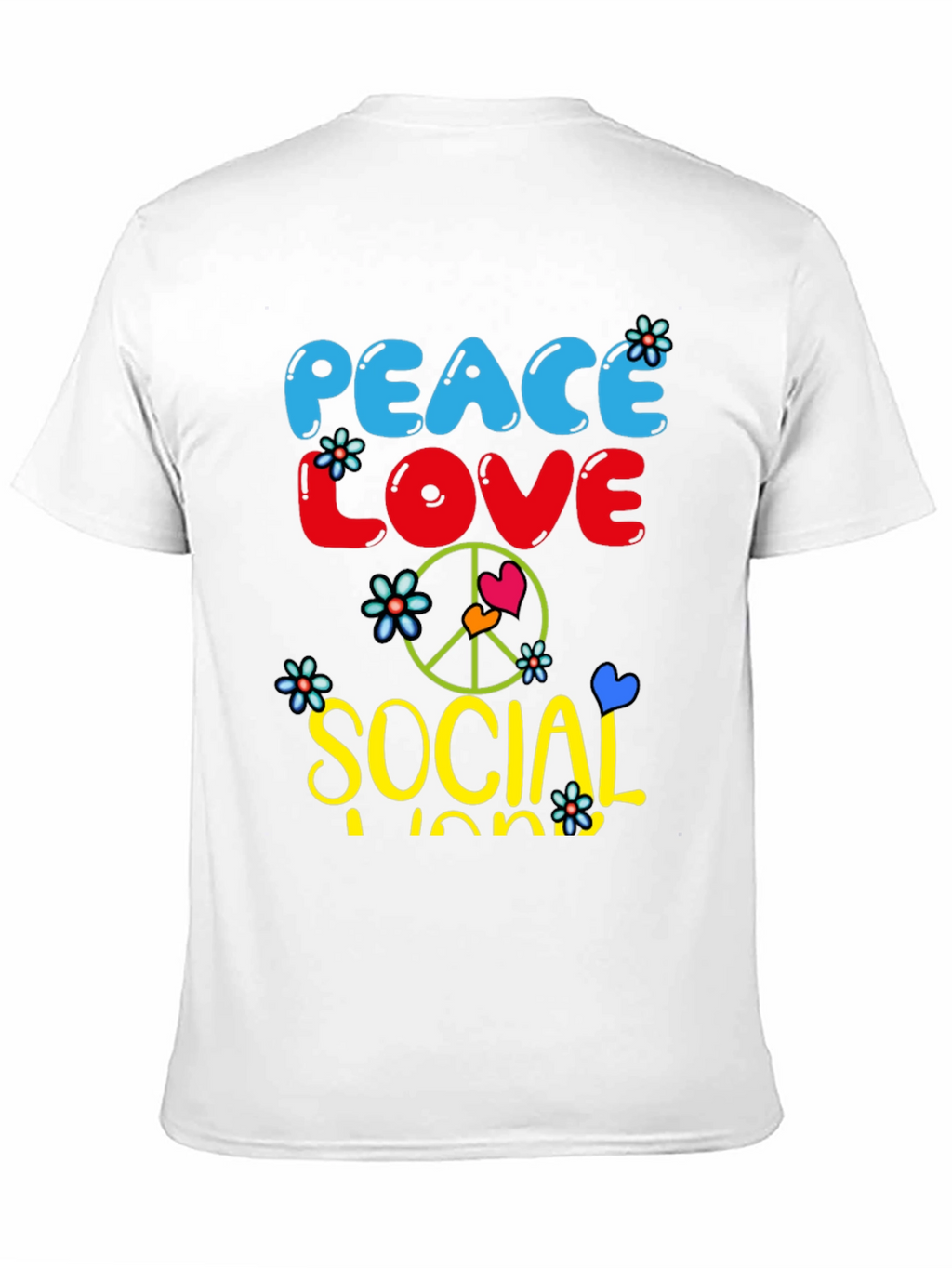 Peace Love Social Work T-Shirt