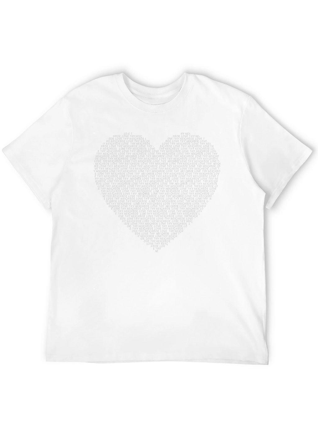 Heart of Love Graphic Tee - Stylish Black T-Shirt