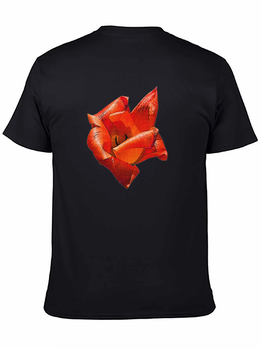Red Floral Print T-Shirt