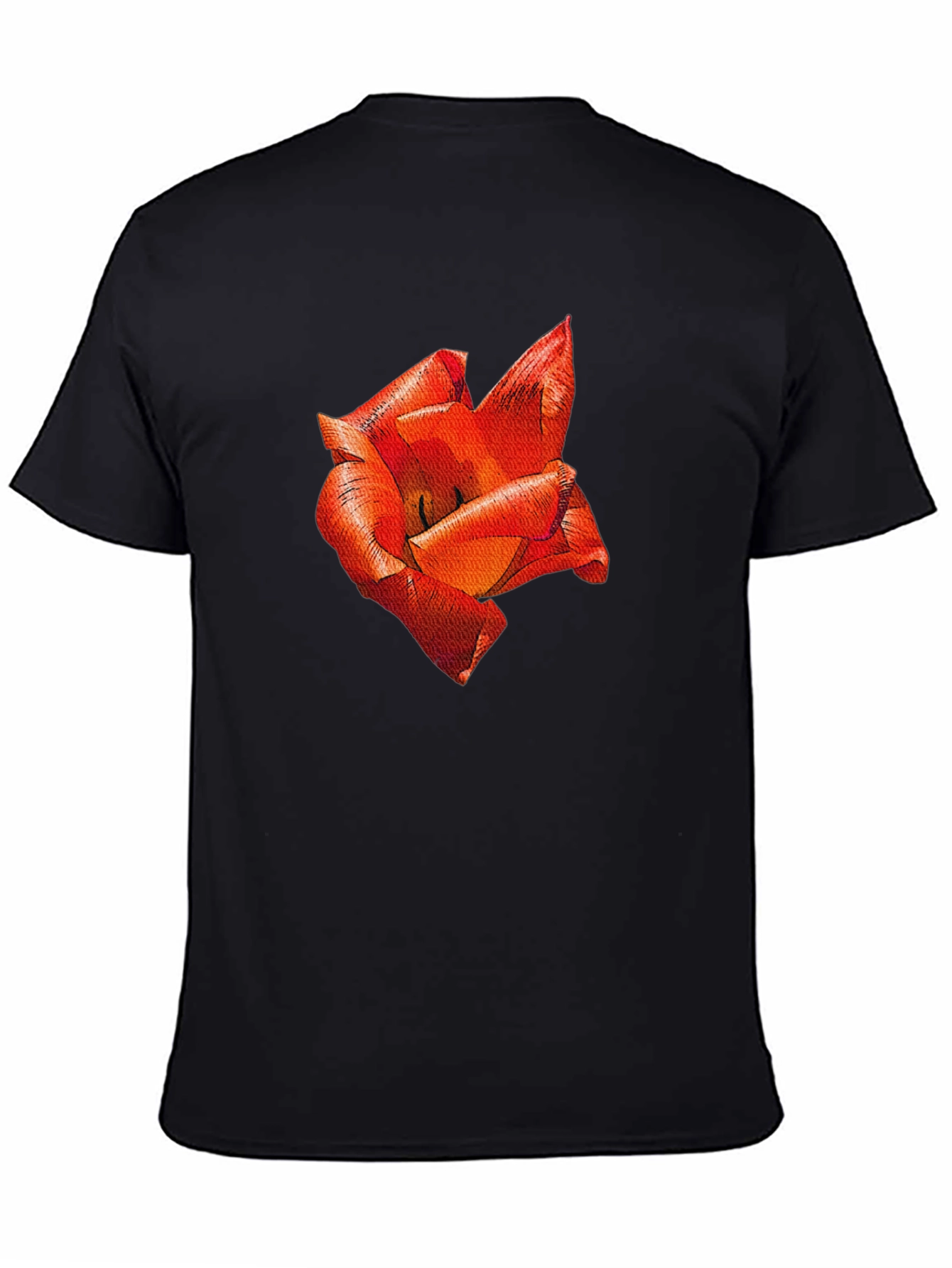 Red Floral Print T-Shirt