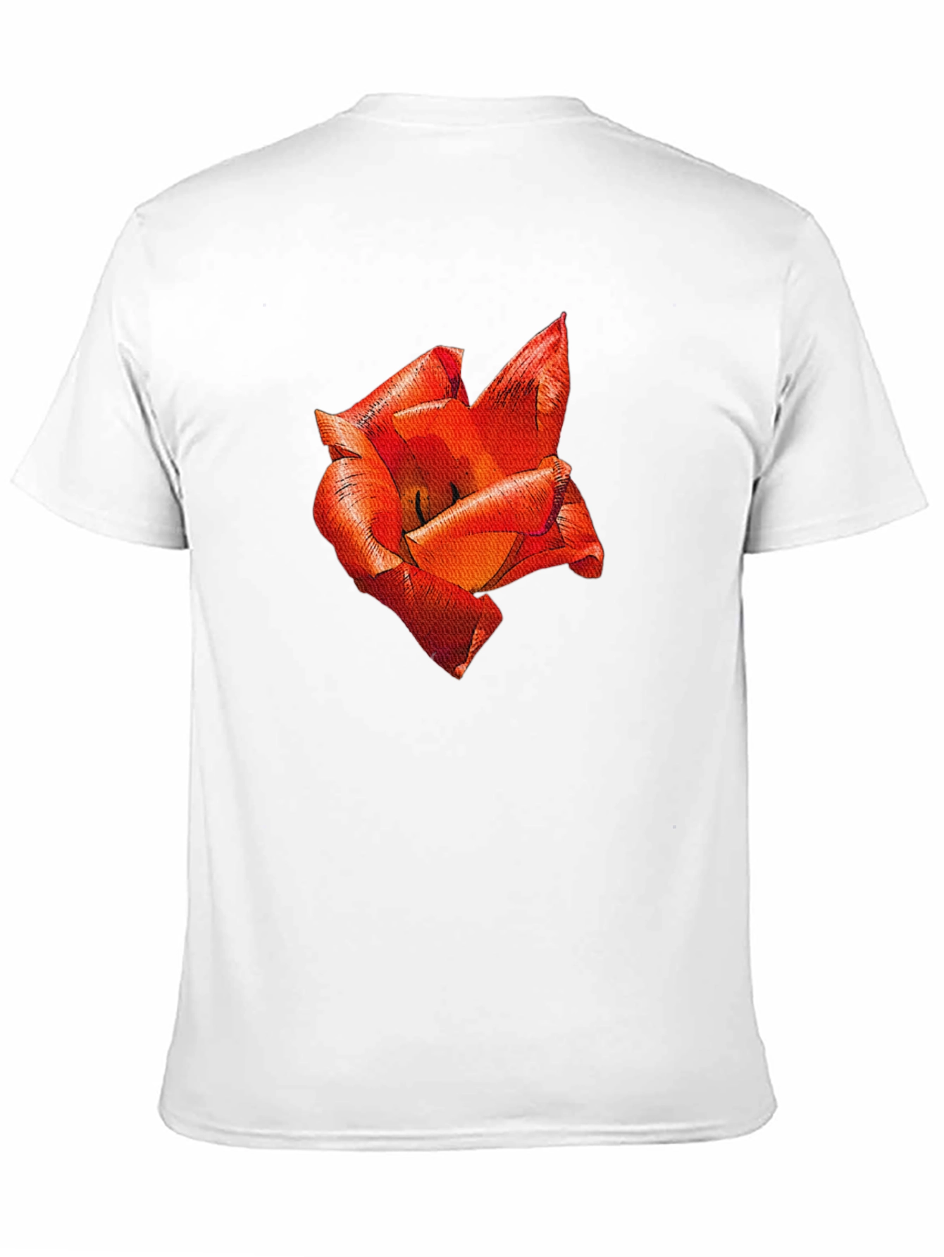 Red Floral Print T-Shirt
