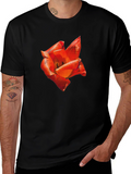 Red Floral Print T-Shirt