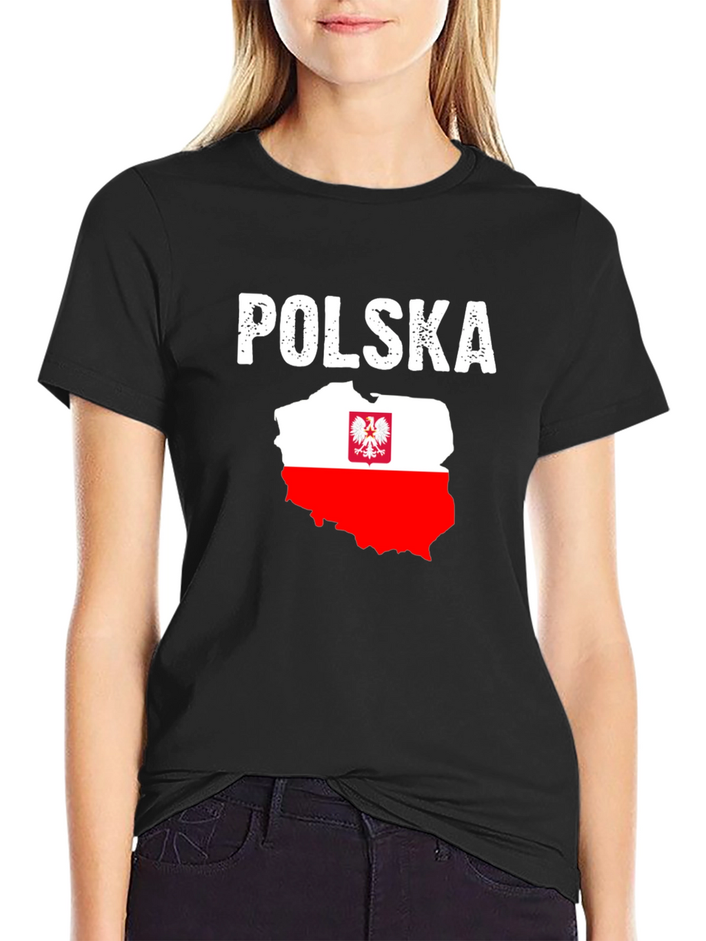 Poland Polska Flag Graphic T-Shirt