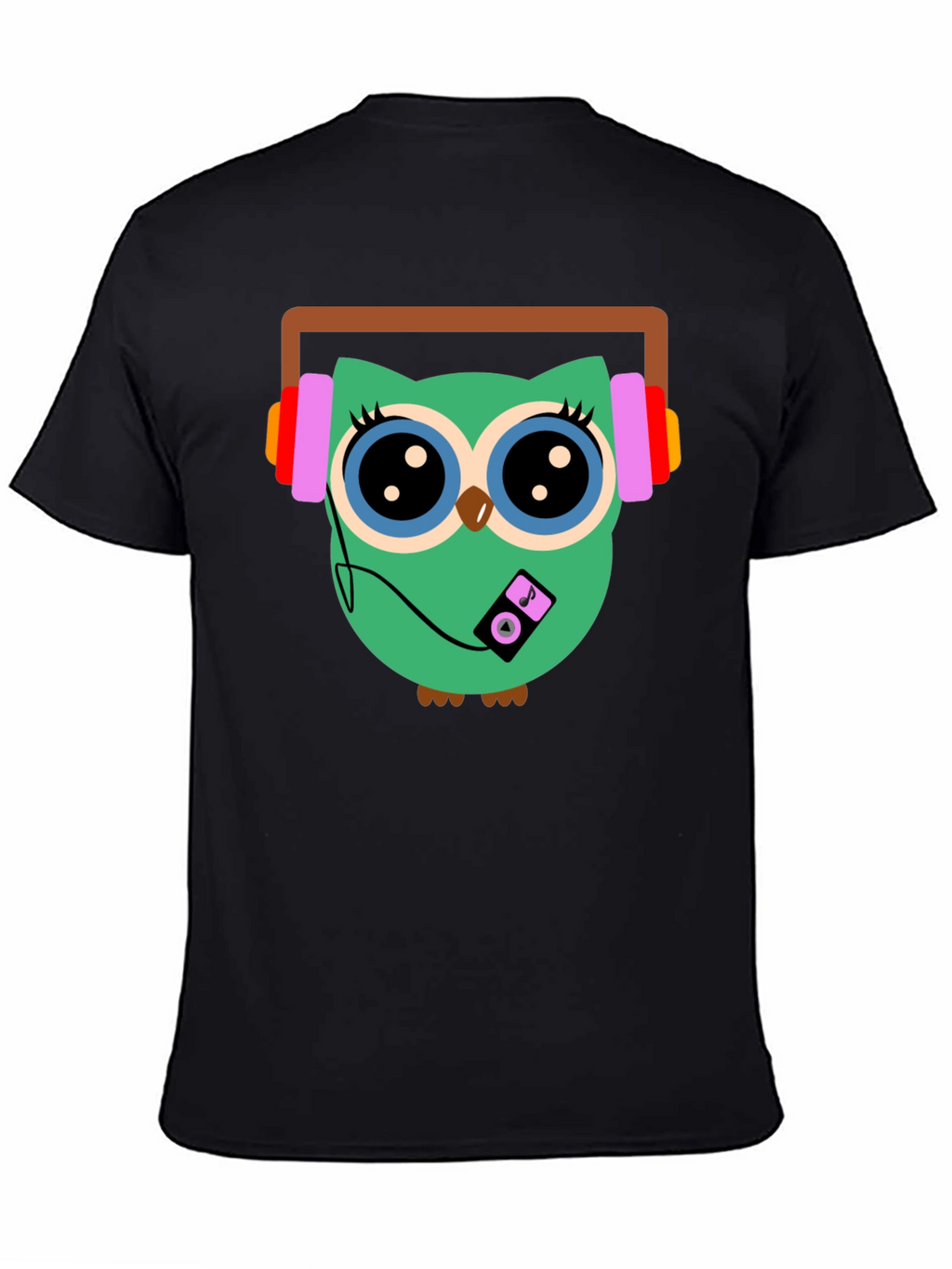 Owl Graphic T-Shirt - Music Lover Tee
