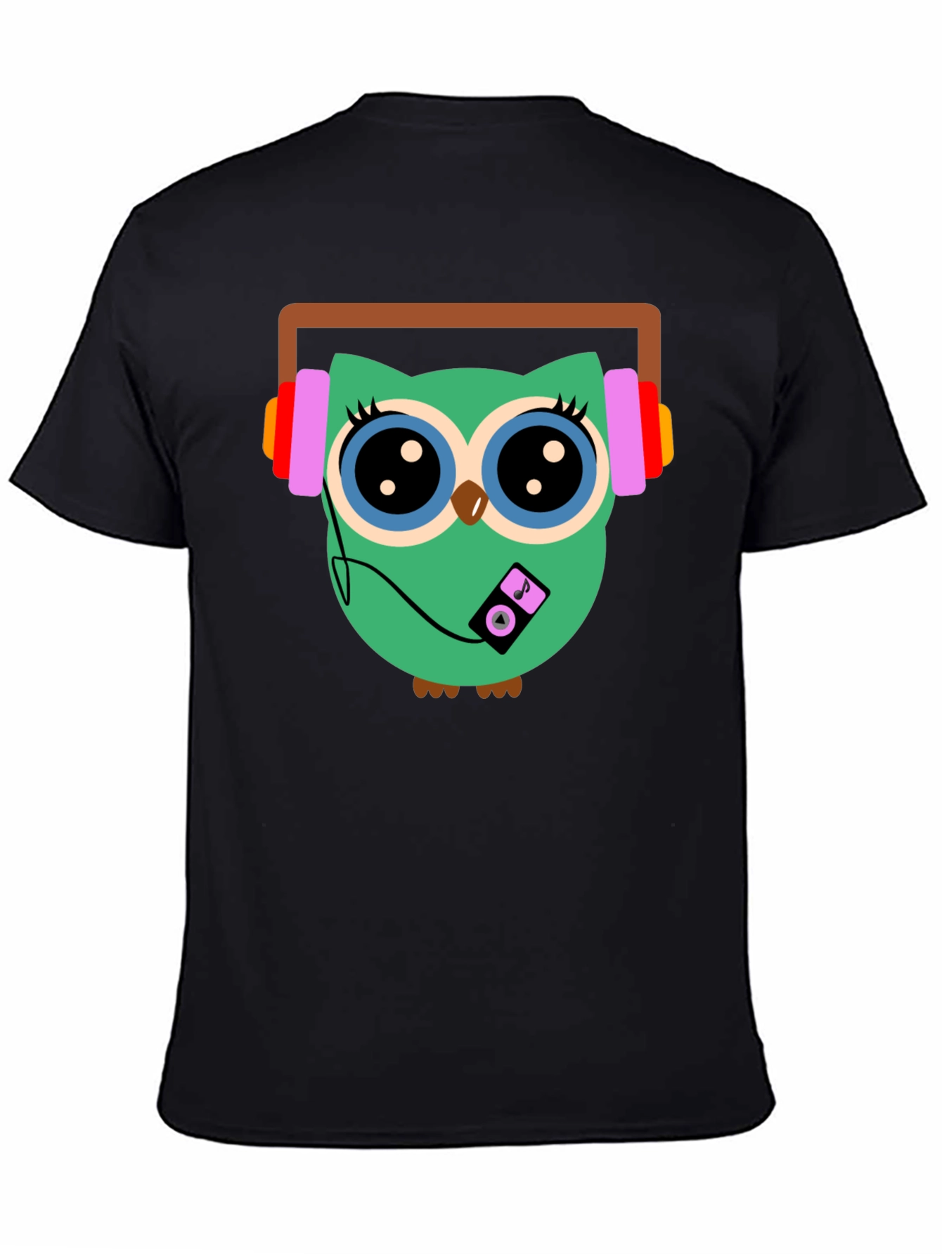 Owl Graphic T-Shirt - Music Lover Tee