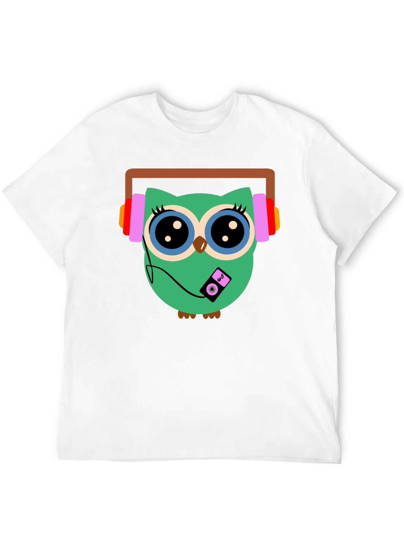 Owl Graphic T-Shirt - Music Lover Tee