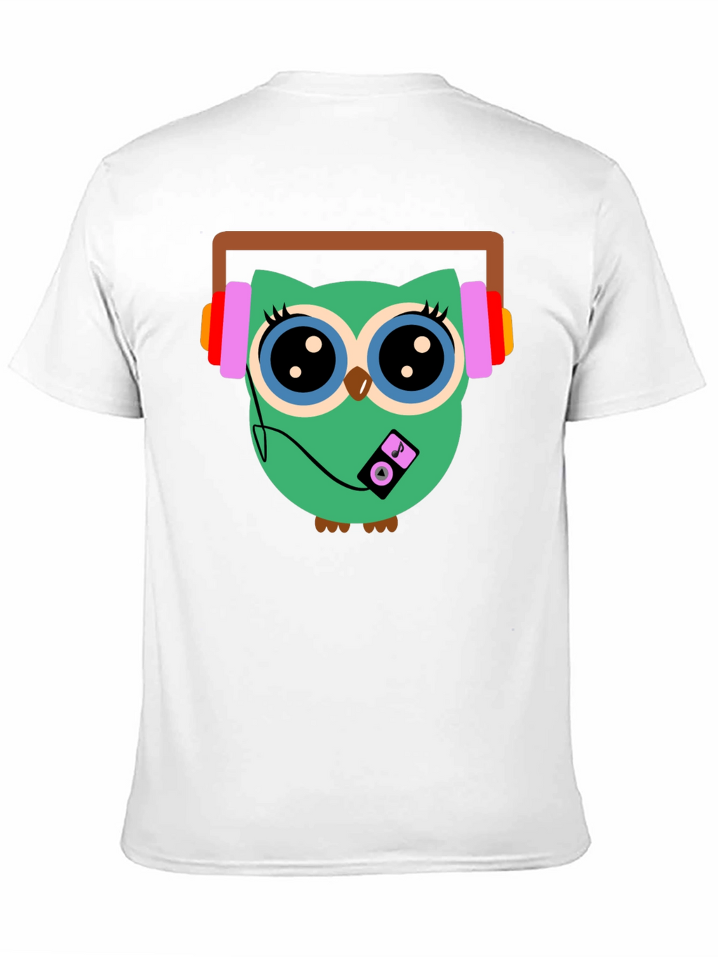Owl Graphic T-Shirt - Music Lover Tee