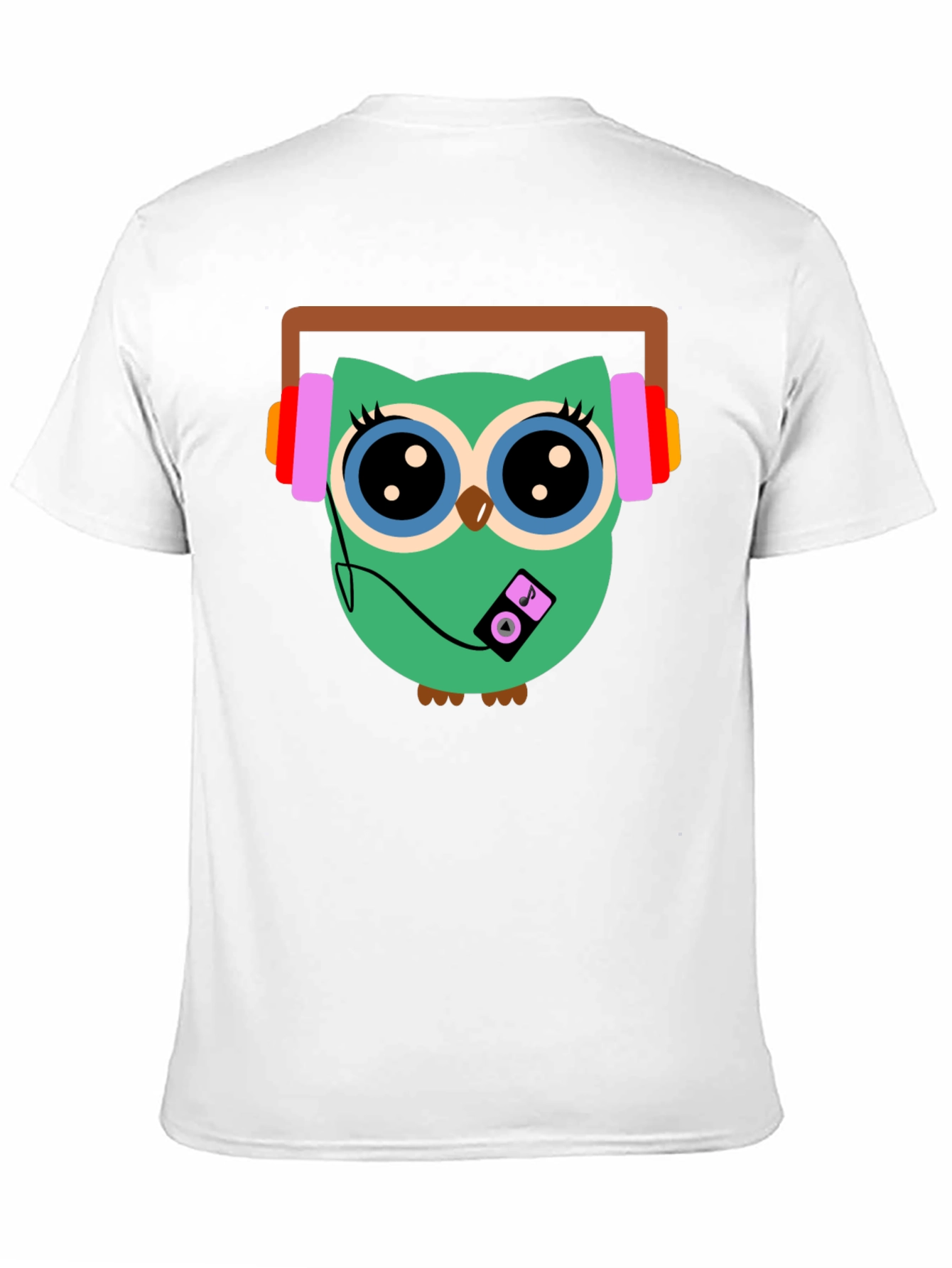 Owl Graphic T-Shirt - Music Lover Tee