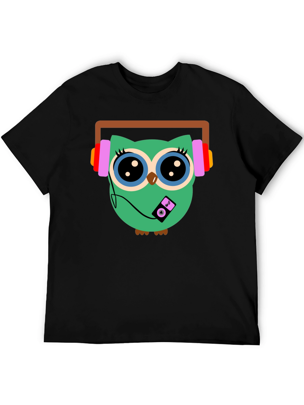 Owl Graphic T-Shirt - Music Lover Tee