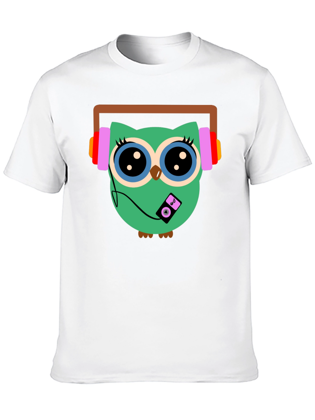 Owl Graphic T-Shirt - Music Lover Tee