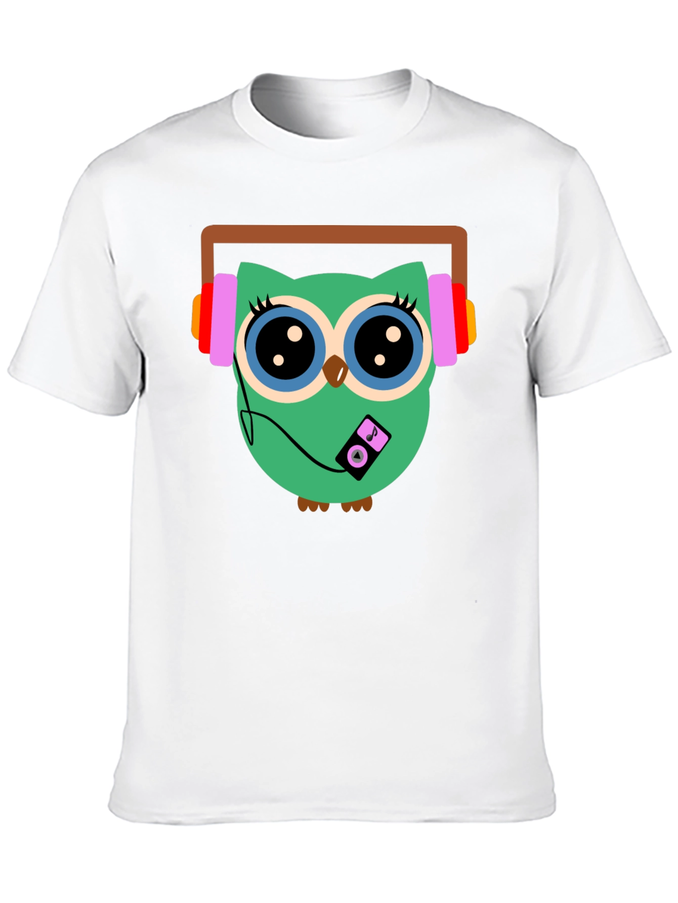 Owl Graphic T-Shirt - Music Lover Tee