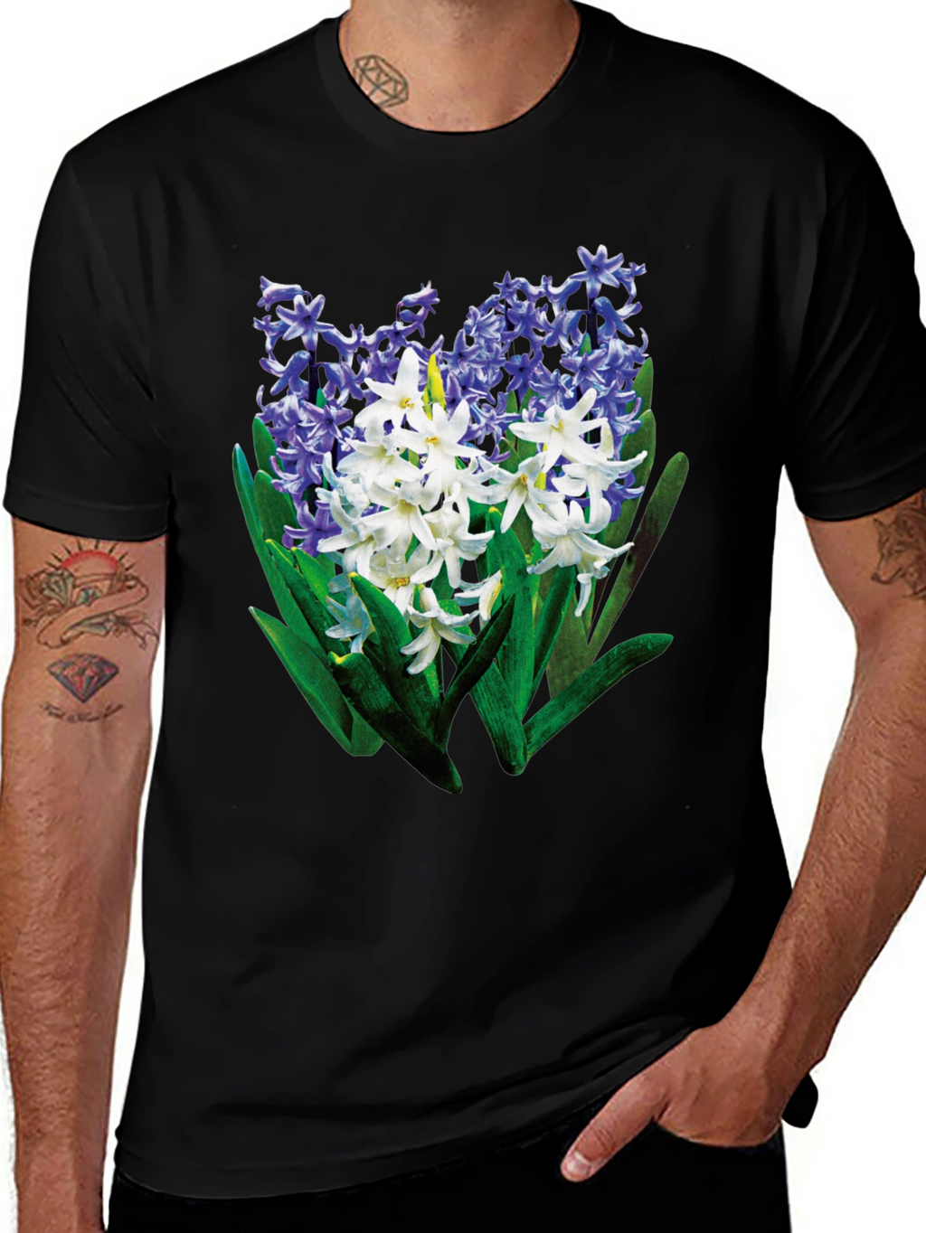 Floral Hyacinth Graphic T-Shirt