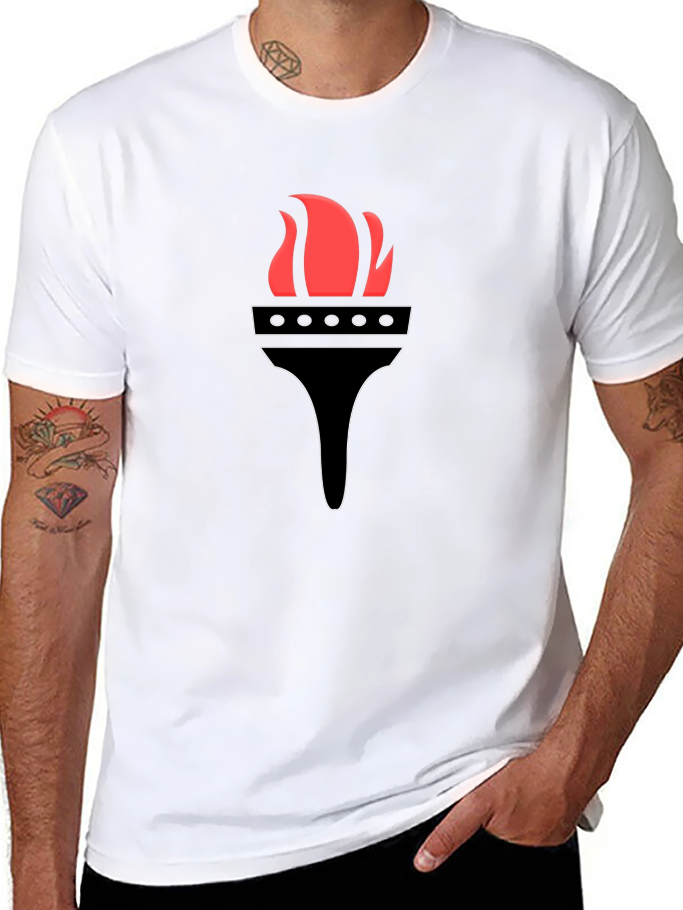 Torch Graphic Tee - Bold Design