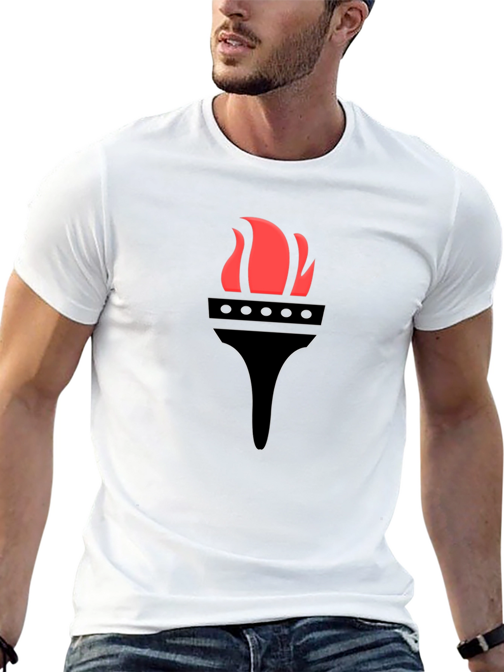 Torch Graphic Tee - Bold Design