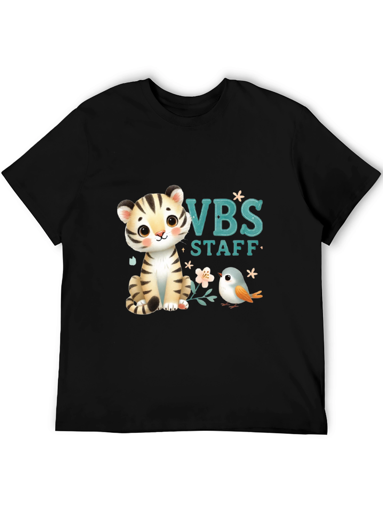 VBS Staff Tiger and Bird T-Shirt - Cute Vacation Bible School Tee