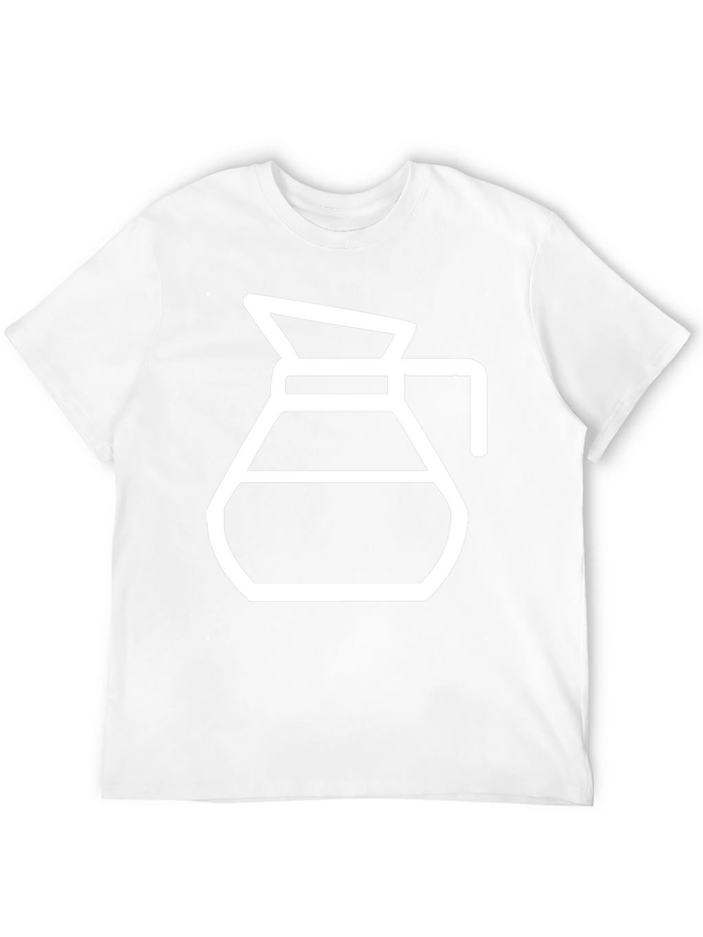 Coffee Carafe Graphic Tee - Black Cotton T-Shirt