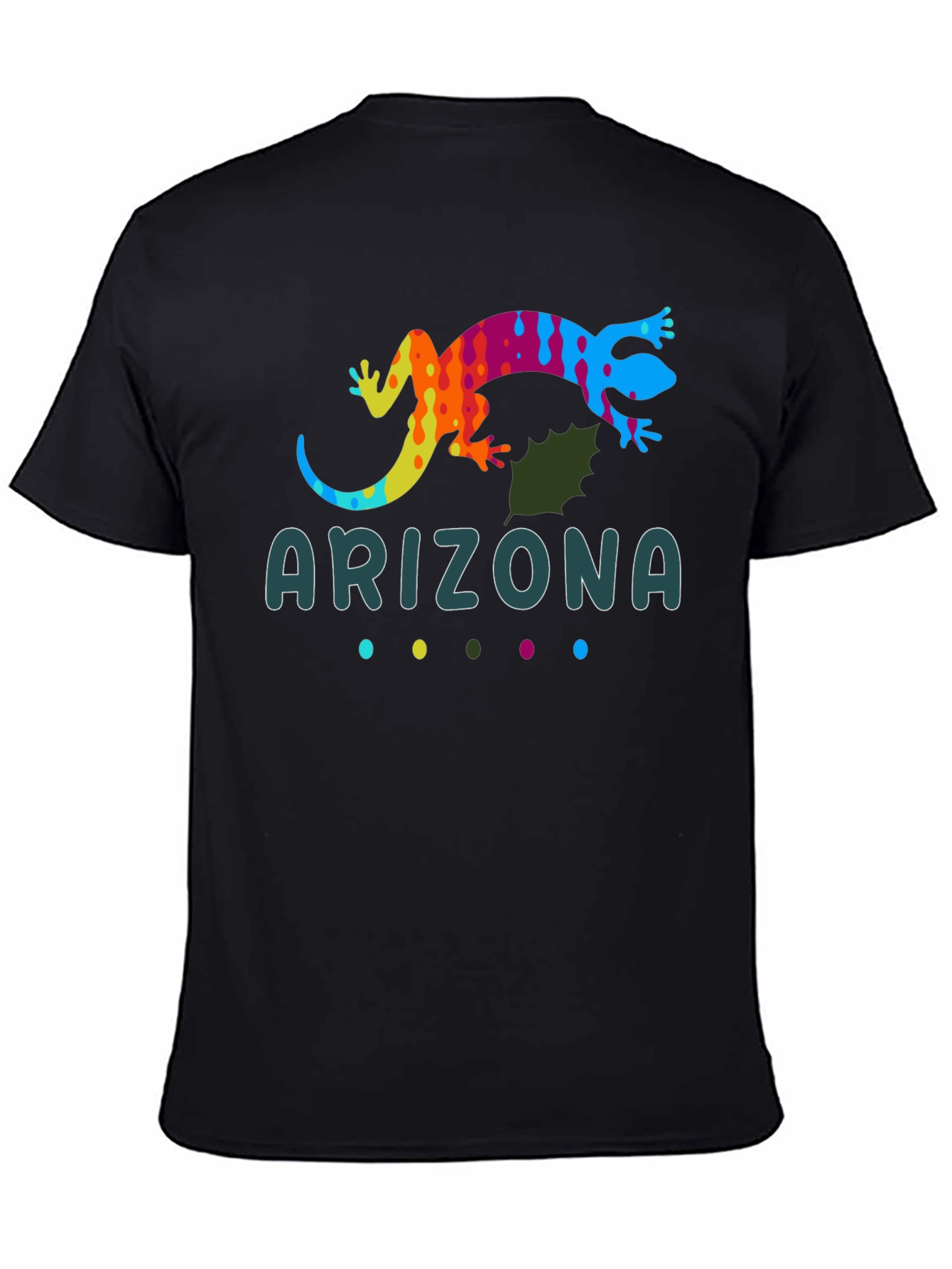 Arizona Gecko Graphic Tee - Stylish Colorful Lizard T-Shirt