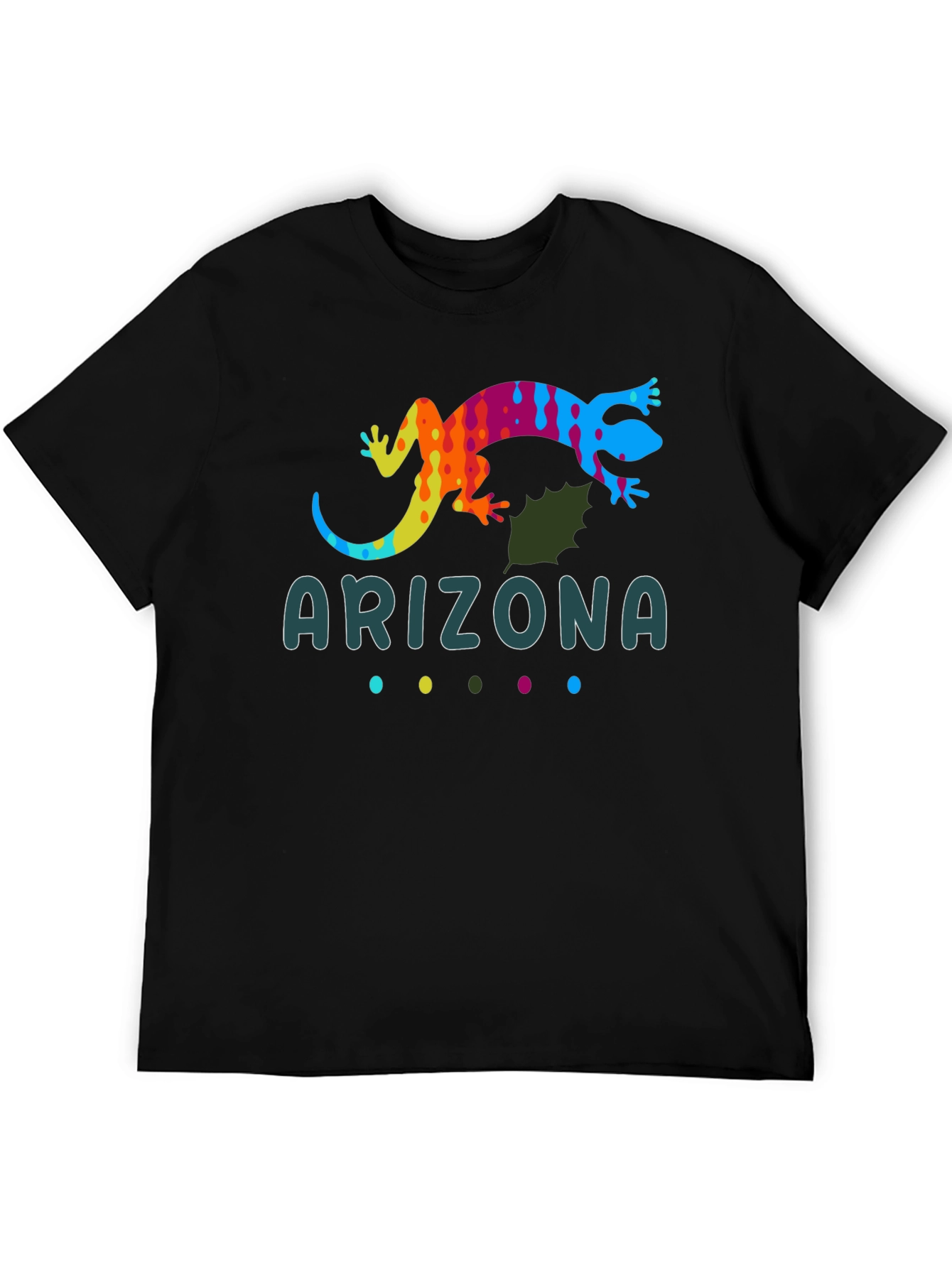 Arizona Gecko Graphic Tee - Stylish Colorful Lizard T-Shirt
