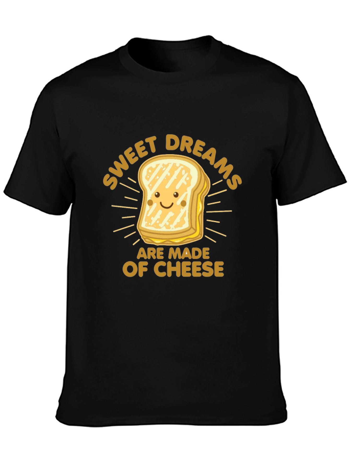 Sweet Dreams Cheese T-Shirt: Funny Foodie Tee