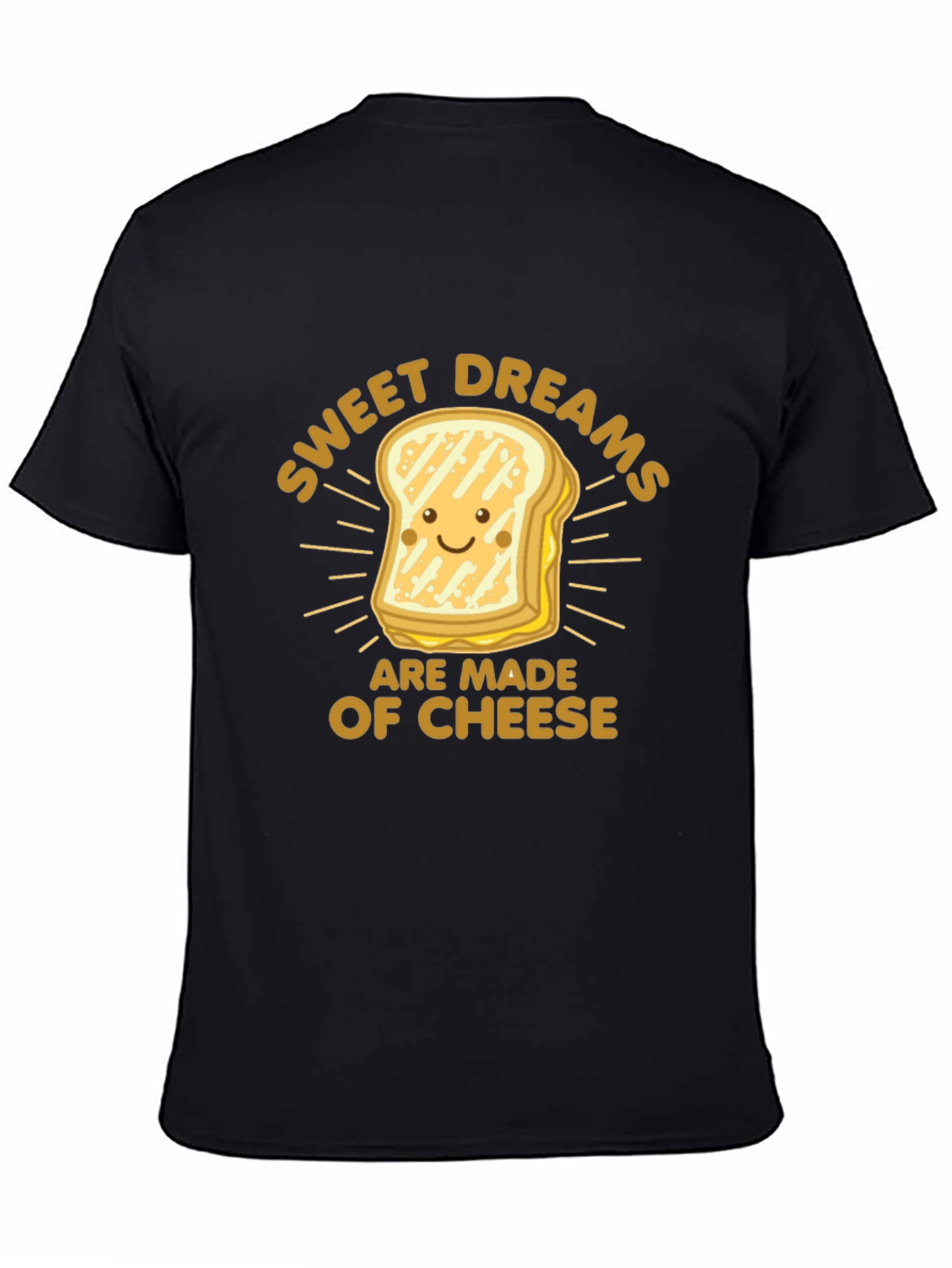Sweet Dreams Cheese T-Shirt: Funny Foodie Tee