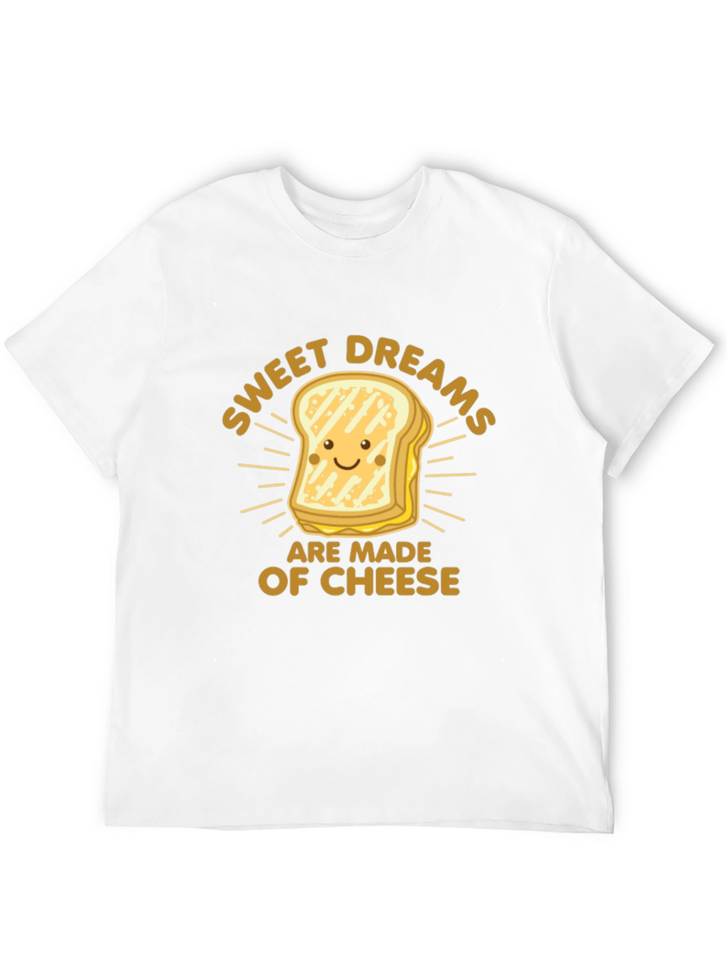 Sweet Dreams Cheese T-Shirt: Funny Foodie Tee