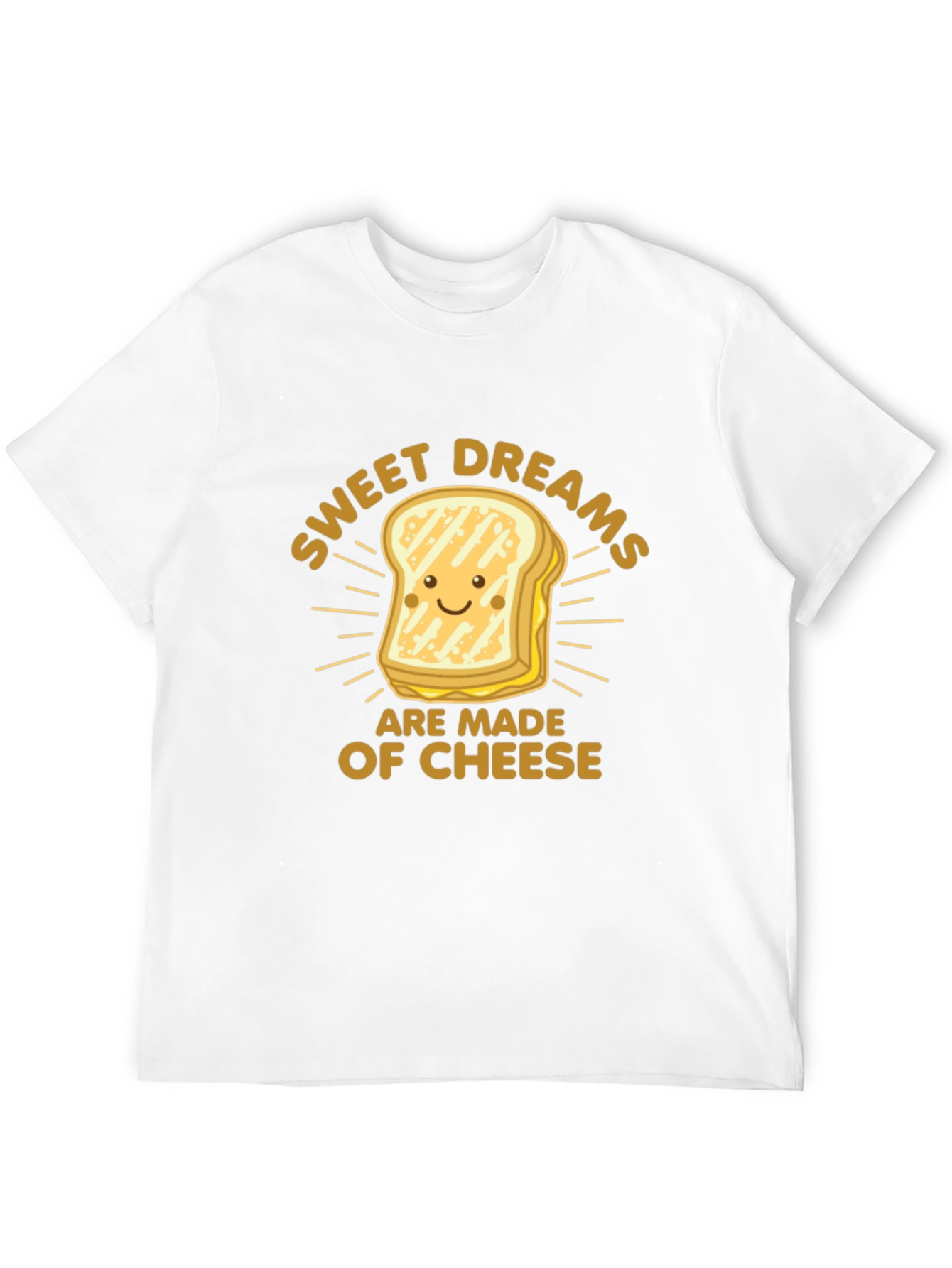 Sweet Dreams Cheese T-Shirt: Funny Foodie Tee
